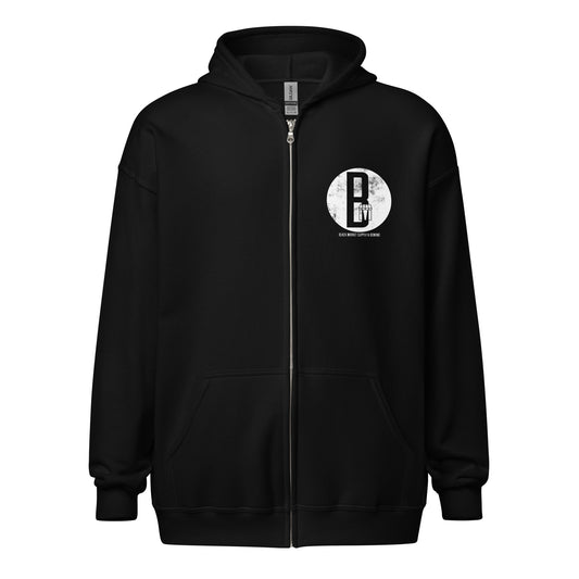 Black Market Supply and Demand- Unisex heavy blend zip hoodie