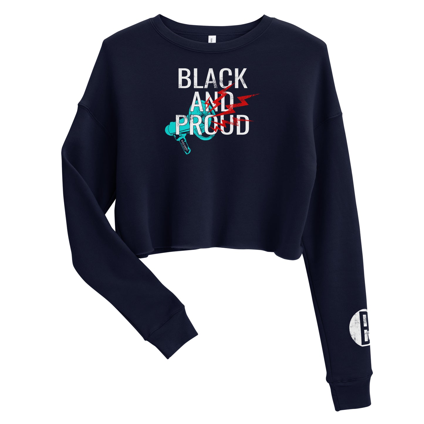 Black and Proud - Crop Sweatshirt